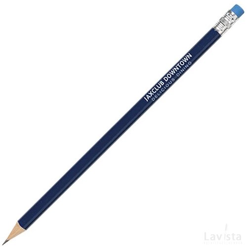 SABA potlood met gum en geslepen punt Peekay donkerblauw