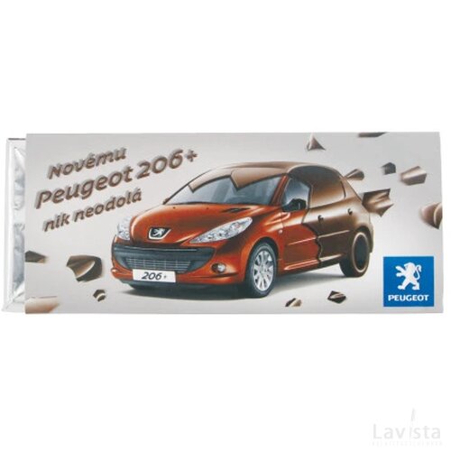 Chocoladereep 50 gr. Barry Callebaut custom made