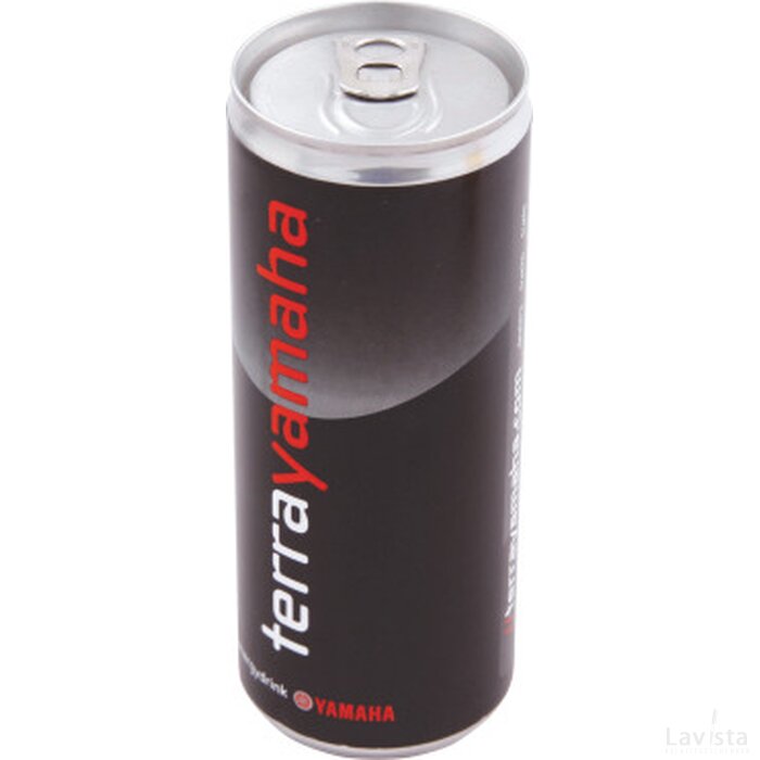 Blikje energy drink 250 ml zilver