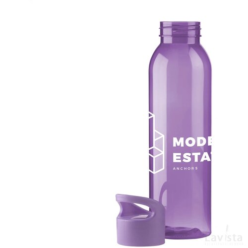 Tritan kunststof waterfles (650 ml) Paars