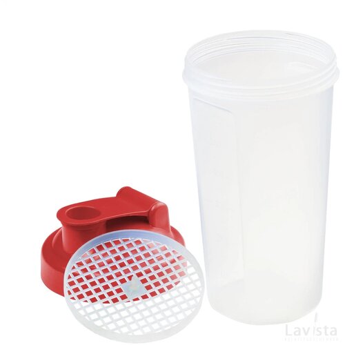 Shaker Proteïn Drinkbeker Rood