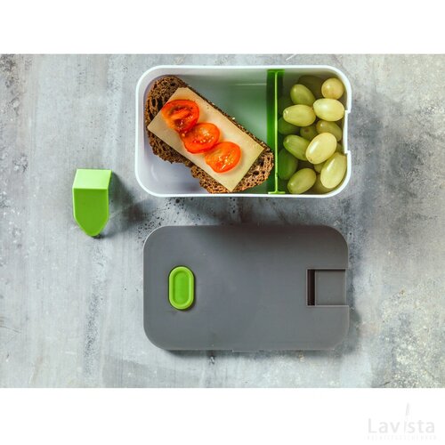 Box Lunchbox met verdeler Groen