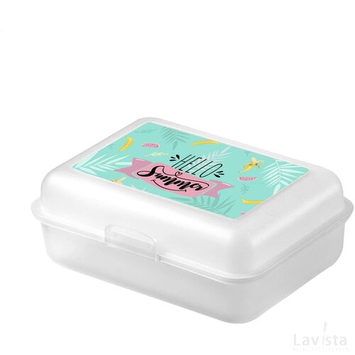 Kinder broodtrommel voor school Transparant