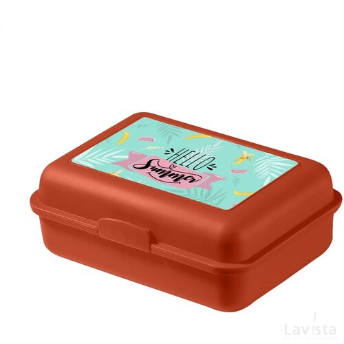 Kinder broodtrommel voor school Oranje