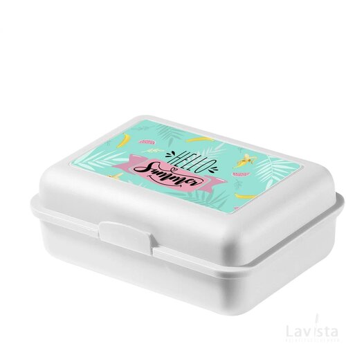 Kinder broodtrommel voor school Wit