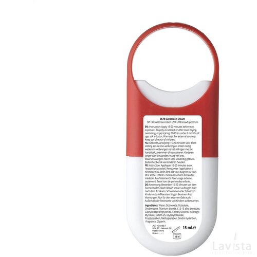 Sunscreen Cream Hookup Factor 30 Rood