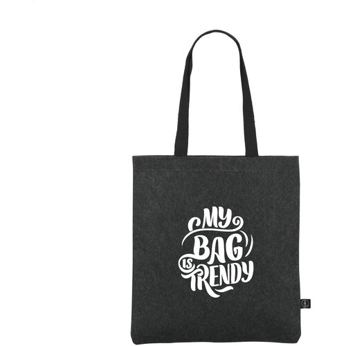 Feltro Shopper Winkeltas Donkergrijs