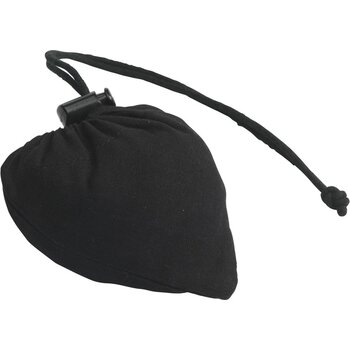Stawberry Cotton Opvouwbare Tas Zwart