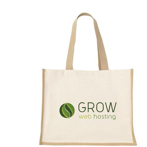 Jute Canvas Shopper Tas – Stevig, Stijlvol & Duurzaam