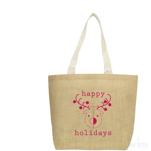 Elegance Bag Jute Shopper Ecru