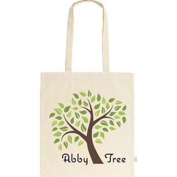 Organic Cotton Shopper 140 G/M² Tas Ecru