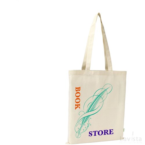 Organic Cotton Shopper 140 G/M² Tas Ecru