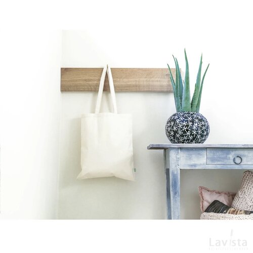 Organic Canvas Shopper 320 G/M² Tas Ecru