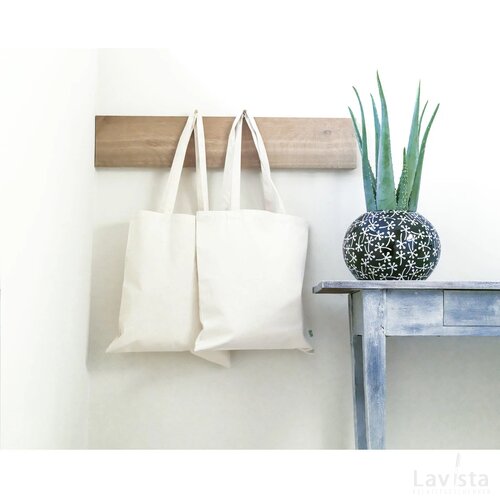 Organic Canvas Shopper 320 G/M² Tas Ecru