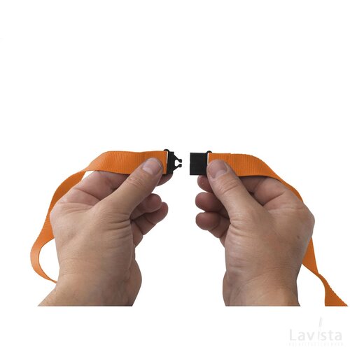 Keycord Budget Safety 2 Cm Lanyard Oranje