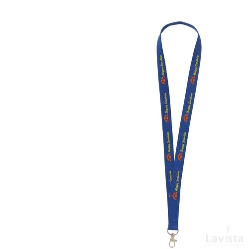 Keycord Budget 2 Cm Lanyard Blauw