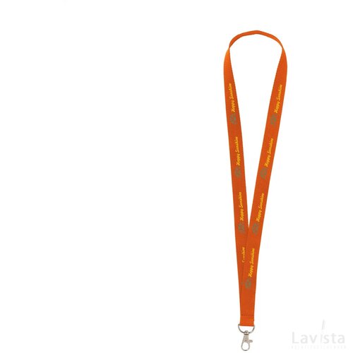Keycord Budget 2 Cm Lanyard Oranje