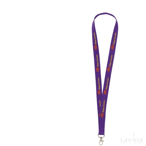 Keycord Budget 2 Cm Lanyard Paars