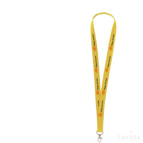 Keycord Budget 2 Cm Lanyard Geel