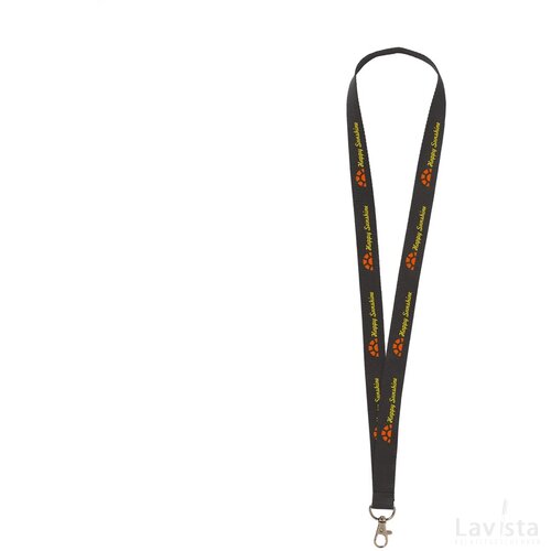 Keycord Budget 2 Cm Lanyard Zwart