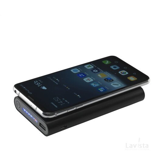 Wireless Powerbank 8000 C Draadloze Oplader Zwart