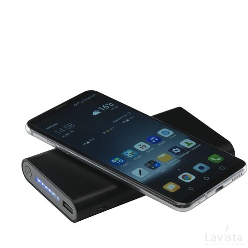 Wireless Powerbank 8000 C Draadloze Oplader Zwart