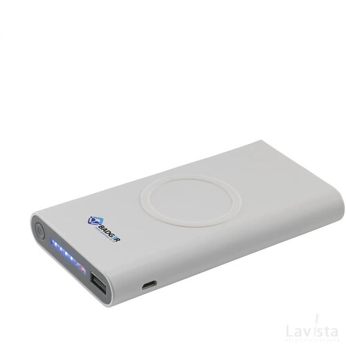Wireless Powerbank 8000 C Draadloze Oplader Wit