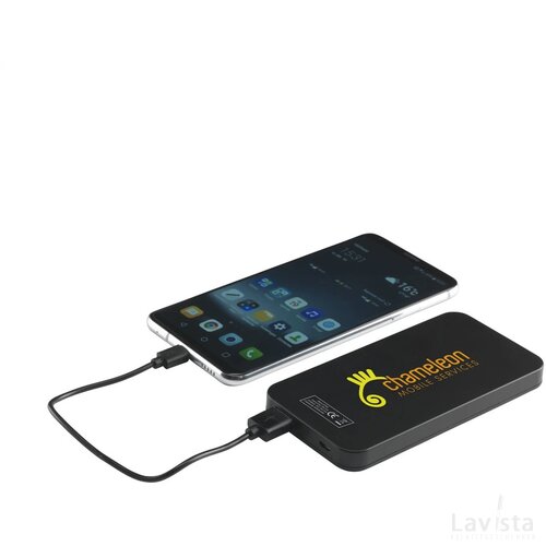 Solar Powerbank 4000 Powercharger Zwart