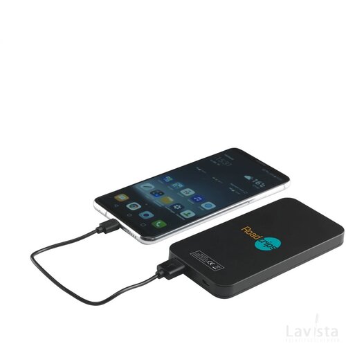 Solar Powerbank 4000 Powercharger Zwart