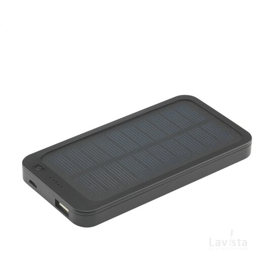 Solar Powerbank 4000 Powercharger Zwart