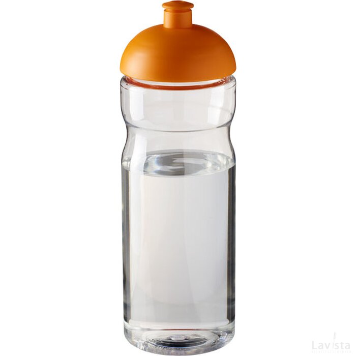 H2O Base® 650 ml bidon met koepeldeksel Transparant,Oranje Transparant, Oranje Transparant/Oranje
