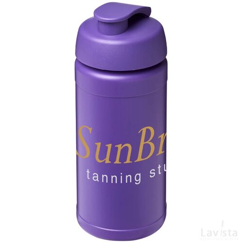 Baseline® Plus 500 ml sportfles met flipcapdeksel Paars