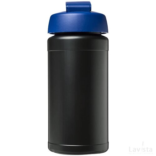 Baseline® Plus 500 ml sportfles met flipcapdeksel Zwart,blauw Zwart, Blauw Zwart/Blauw