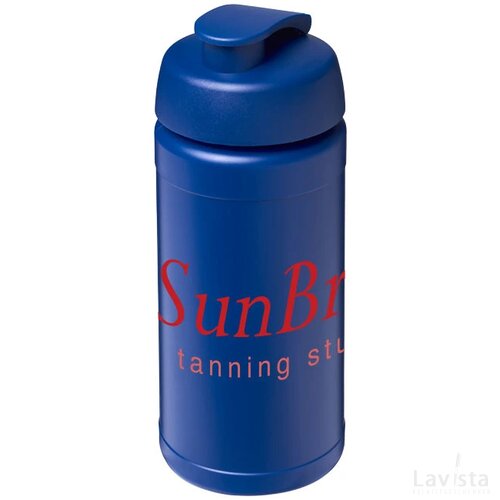 Baseline® Plus 500 ml sportfles met flipcapdeksel blauw Blauw