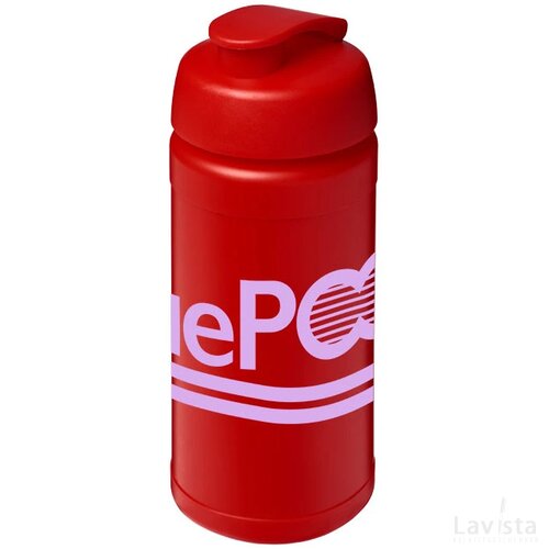 Baseline® Plus 500 ml sportfles met flipcapdeksel Rood