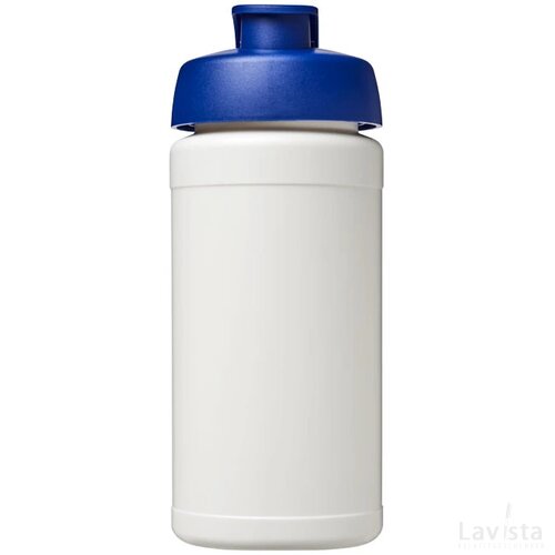 Baseline® Plus 500 ml sportfles met flipcapdeksel Wit,blauw Wit, Blauw Wit/Blauw
