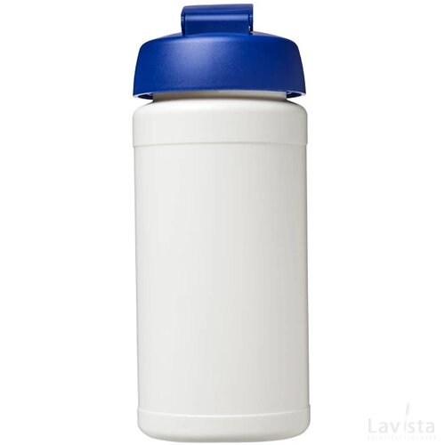 Baseline® Plus 500 ml sportfles met flipcapdeksel Wit,blauw Wit, Blauw Wit/Blauw