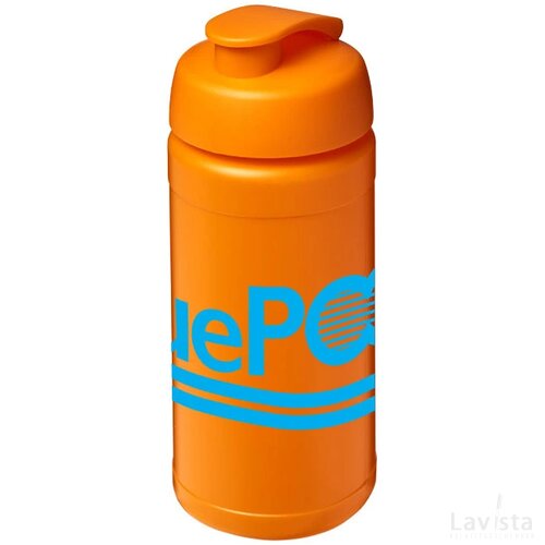 Baseline® Plus 500 ml sportfles met flipcapdeksel Oranje