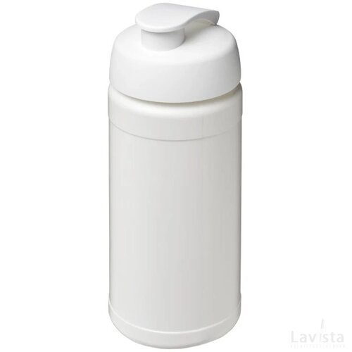 Baseline® Plus 500 ml sportfles met flipcapdeksel Wit