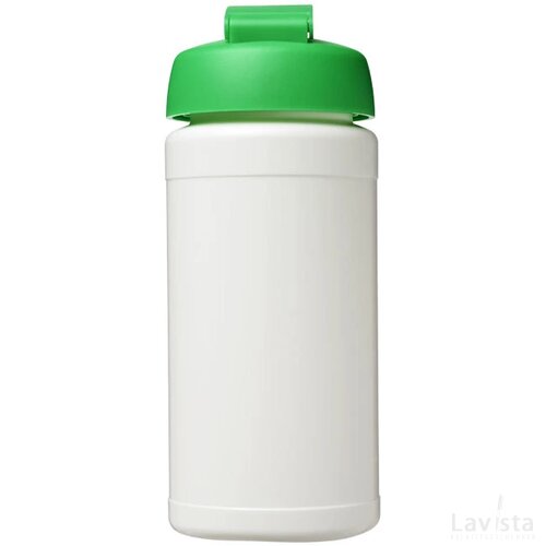 Baseline® Plus 500 ml sportfles met flipcapdeksel Wit,Groen Wit, Groen Wit/Groen