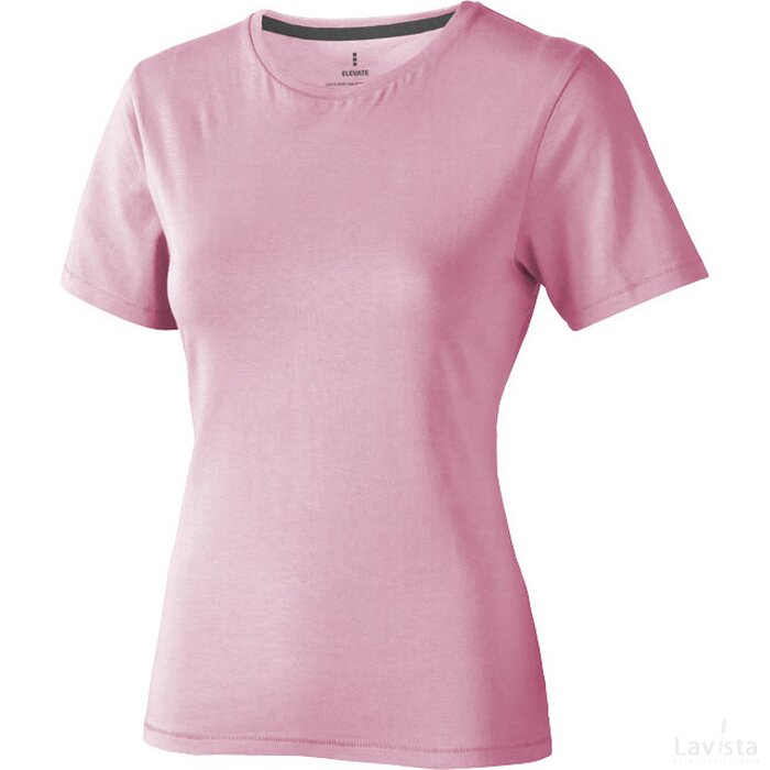 Nanaimo dames t-shirt met korte mouwen Light pink Lichtroze