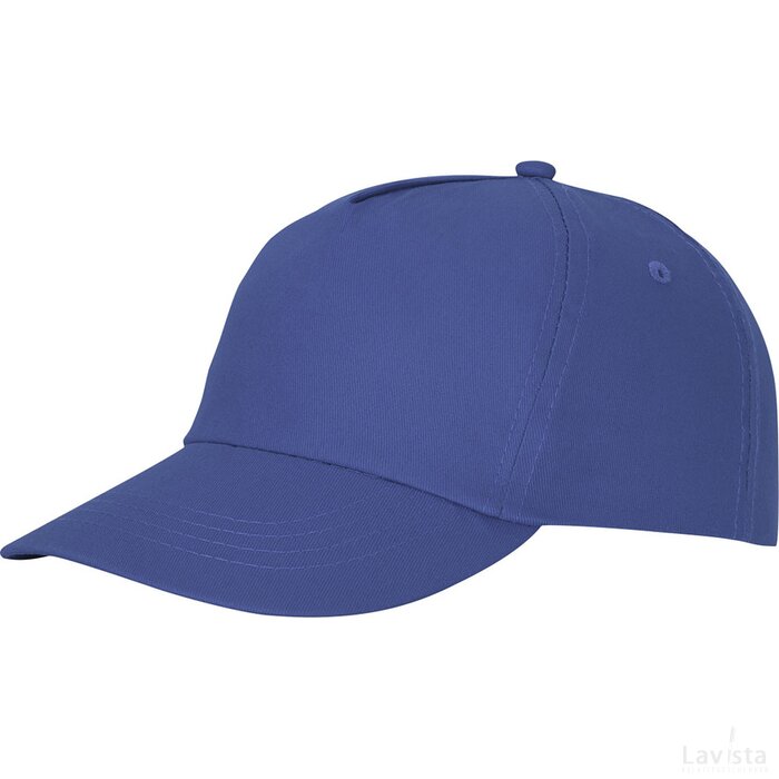 Feniks 5 panel cap blauw Blauw