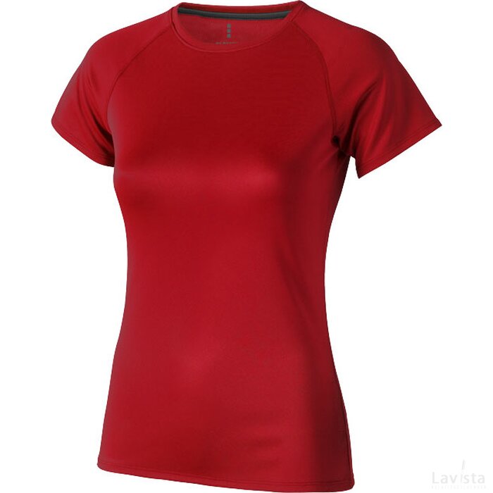 Niagara cool fit dames t-shirt met korte mouwen Rood