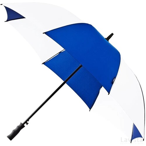 Falcone® golfparaplu, automaat, windproof blauw/wit