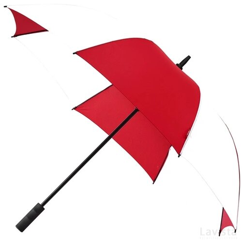 Falcone® golfparaplu, automaat, windproof rood/wit