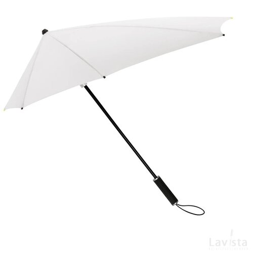 STORMaxi® aërodynamische stormparaplu wit