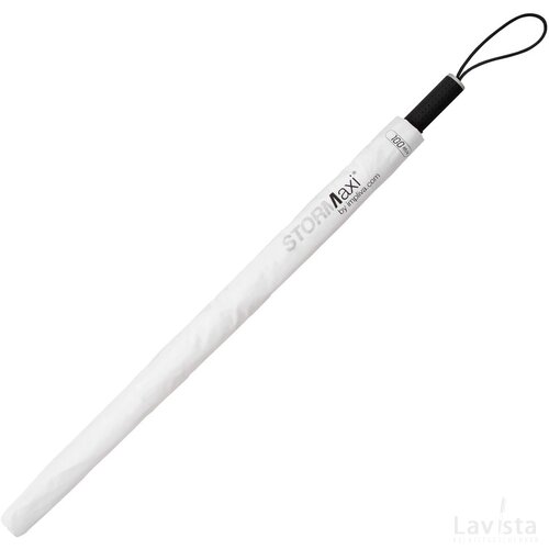 STORMaxi® aërodynamische stormparaplu wit