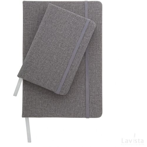 Gabbro A5 Notitieboek (Licht) Grijs