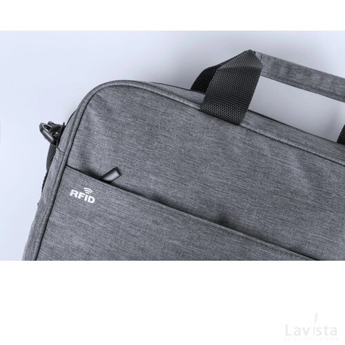 Lenket Documenten Tas Donker Grijs