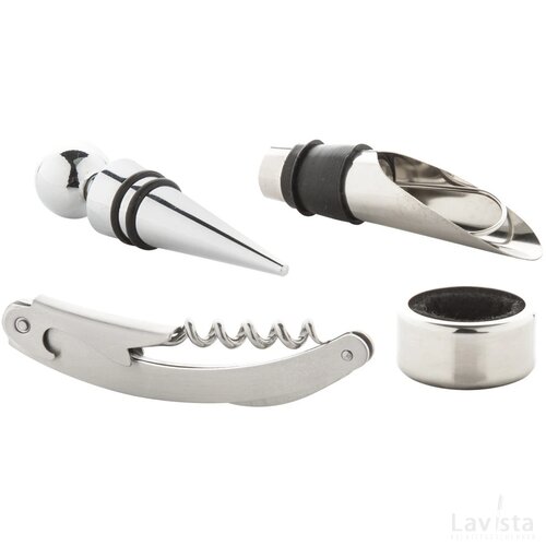 Moristel Wijn Set Zilver